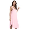 WiWi Womens Soft Pajamas Sleeveless Racerback Nightgown Full Slips Sleepshirts