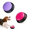 Dog Buttons for Communication 2 Pack, Recordable Pet Training Buttons,