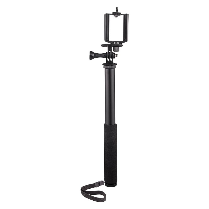 Vivitar Action Selfie Stick, 27-Inch Pole Length, Black