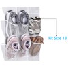MISSLO 30 Pockets Dual Sided Hanging Baby Shoe Organizer for