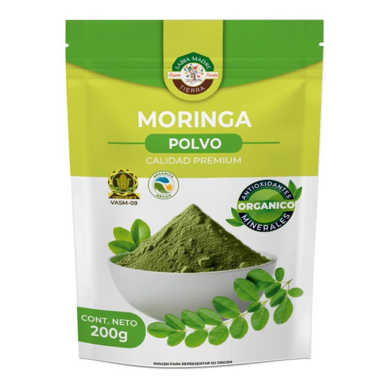 SABIA MADRE TIERRA- Moringa orgánica polvo 200g
