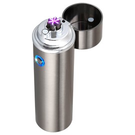 Kivors Electric Candle Lighter - Triple Arc Plasma Beam Lighter - Rechargeable Windproof Flameless Electronic Plasma Torch Lighter XL Lighters