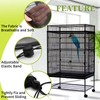 Daoeny Bird Cage Seed Catcher, Large Bird Cage Cover, Adjustable