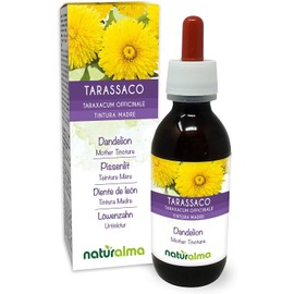 Dandelion (Taraxacum officinale) Roots and Leaves Alcohol-Free Mother Tincture Naturalma - Liquid Extract Drops 120 ml - Dietary Supplement - Vegan