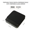 CUFEJORO Portable Coffee Scale,Digital Touch Espresso Scale with with Timer,2kg/0.1g