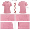 POUKEPRITY Medical Scrubs, Lab Coat, Nursing Set, Unisex, Includes Pockets,