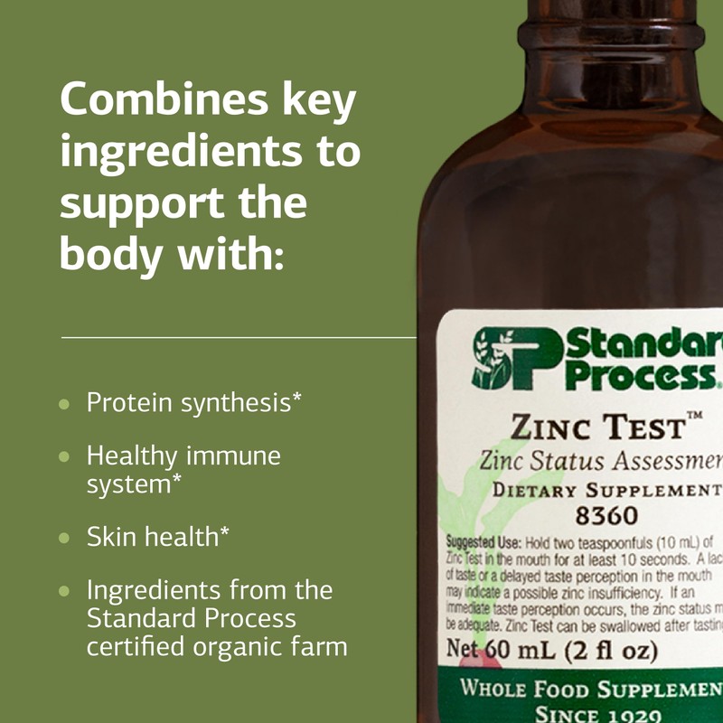 Standard Process Zinc Test - Noninvasive Status Assessment - Excellent