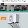 Mini Split Wall Mounting Bracket for 9000-36000 BTU Condenser, POIUNA