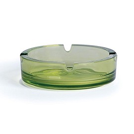 Excelsa Round Ashtray 10.5 cm Glass Green