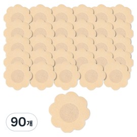 Kelbon Men's Cover Nipple Patch Band Flower Type, 90 Pieces / 켈본 남성용 커버 니플패치 밴드 플라워타입, 90개