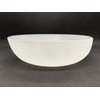 GAF TREASURES Extra Large Selenite Bowl, 6" Gemstone Carved Selenite