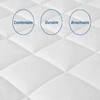 Double Quilted Mattress Protector Extra Deep Pocket Fitted Hypoallergenic Hotel