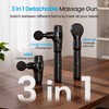 3-in-1 Detachable Massage Gun,Mini Massage Gun Deep Tissue with Extension