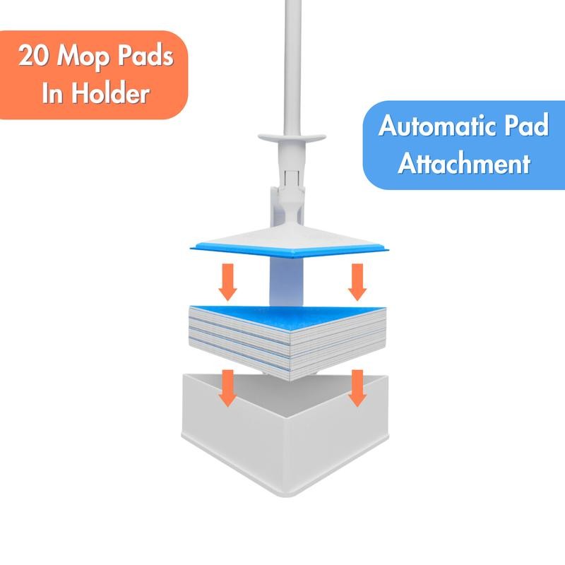 Pottymop | Multi-Surface Mopping Pad Refill for Bathroom Cleaning -