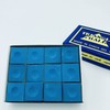 manqianxun Pool Cue Chalk Cubes, 12-Pack -Table BilliardsStick Bulk Supplies