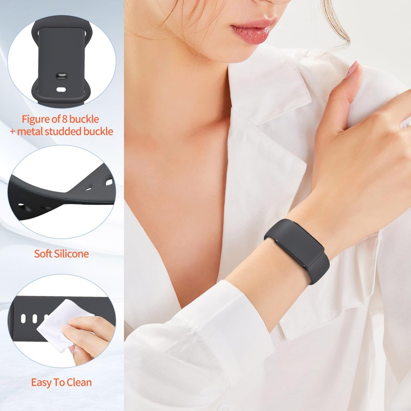 Y-Kocos Silicone Sport Band Compatible with Whoop 4.0 Strap Men