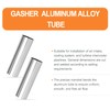 GASHER 2PCS Aluminum Alloy Tube 4"OD Length 11.8”(300MM) Intercooler Pipe