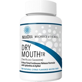 Dry Mouth TR by NeuOra Microceuticals: 8 Hour Time-Release Oral Micro Tabs