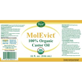Baar - MolEvict, 100% Organic Castor Oil Formula for Powerful Home and Garden Protection, Up to 5,000 Sq. Ft., Safe to Use Around Plants, Pets and Family, 32 oz