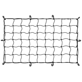 ARKSEN 36 x 60 Inch Heavy Duty Tangle-Free Nylon Cargo Net Universal Bungee Stretches with Storage Bag for Pickup Truck, Bed, SUV, & Rooftop Travel Luggage Rack
