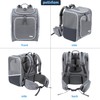 petisfam Ergonomic Design Pet Backpack Carrier for Medium Cats and