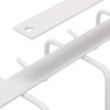Relaxdays Hook Cabinet Insert, 8 Hooks, Metal, No Drilling, Wardrobe