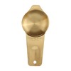 18PCS Measuring Cup Stainless Steel Gold Coffee Spoon Cup Set