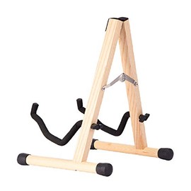 Koldot Wooden Guitar Stand for Acoustic Electric Bass Classical Guitar Banjo Ukulele Portable Folding A-Frame Travel Guitar Stand