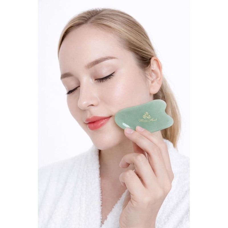 Casa Plate, Natural Stone Gua Sha Stiffness, Face Massager, Scatter