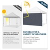 MASTERCANOPY 12x12ft Canopy SunWall Instant Canopy SideWall for Pop Up