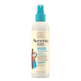 Aveeno Kids Spray Desenredante Hidratante con Extracto de Avena, Desenreda Rápidamente el Cabello, Sin Lágrimas, Suave para la Piel Sensible y el Cuero Cabelludo, Spray Desenredante para Niños