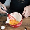 Gaolinci Cherry Blossom Pattern Kitchen Ceramic Mixing Bowl, 1 Quart