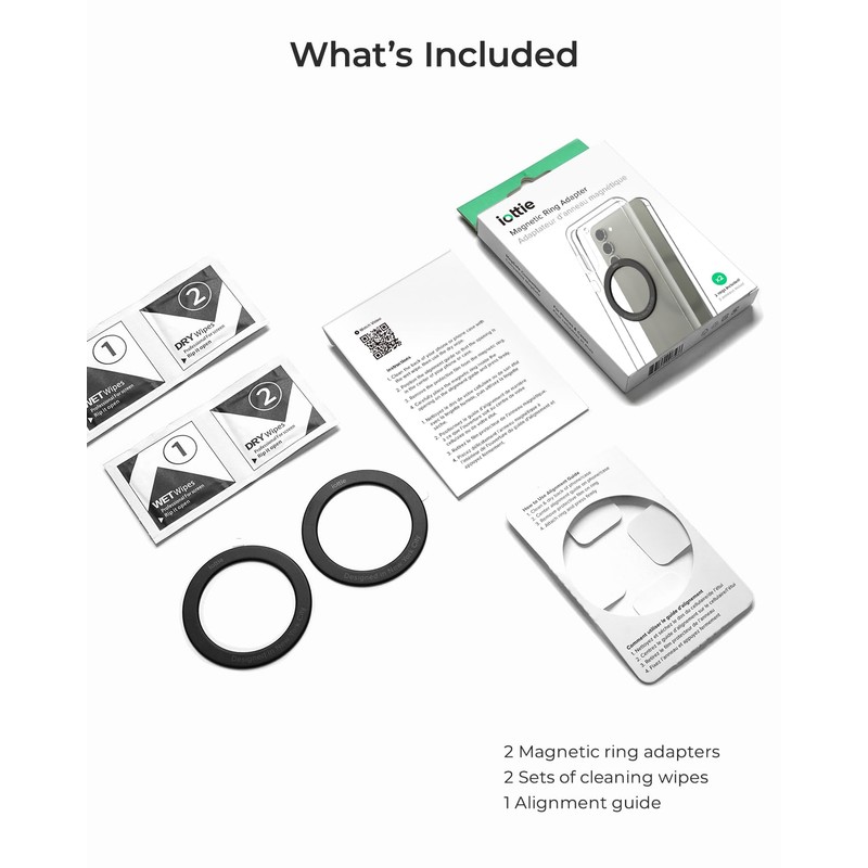 iOttie Universal MagSafe Ring Adapter for Android (2 Pack). Magnetic