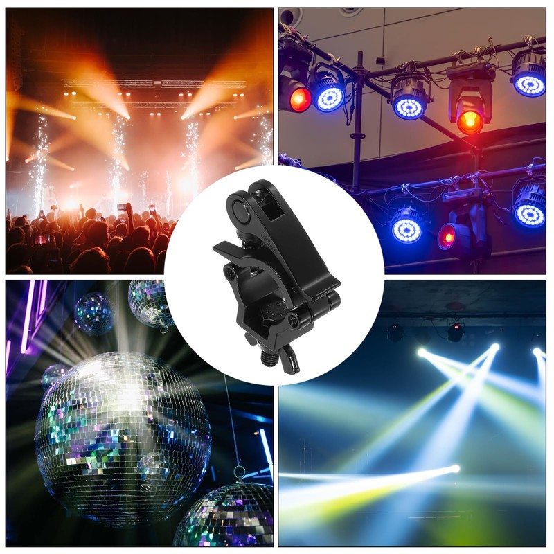 sourcing map Light Truss Clamp, Aluminum Alloy Stage Lighting Pipe