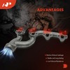 A-Premium V8 5.0L Exhaust Manifold Kit W/Gasket, Bolts Compatible with