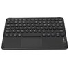 10in Wireless Bluetooth Touchpad Keyboard Retro Round Keycap Ergonomic Magnetic