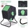Segawe Compost Tumbler 18.5 Gallon Outdoor Composter Fast Create Fertile