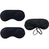 3pcs Comfortable Soft Sleep Eye Mask Lightweight Sleeping Blindfold for