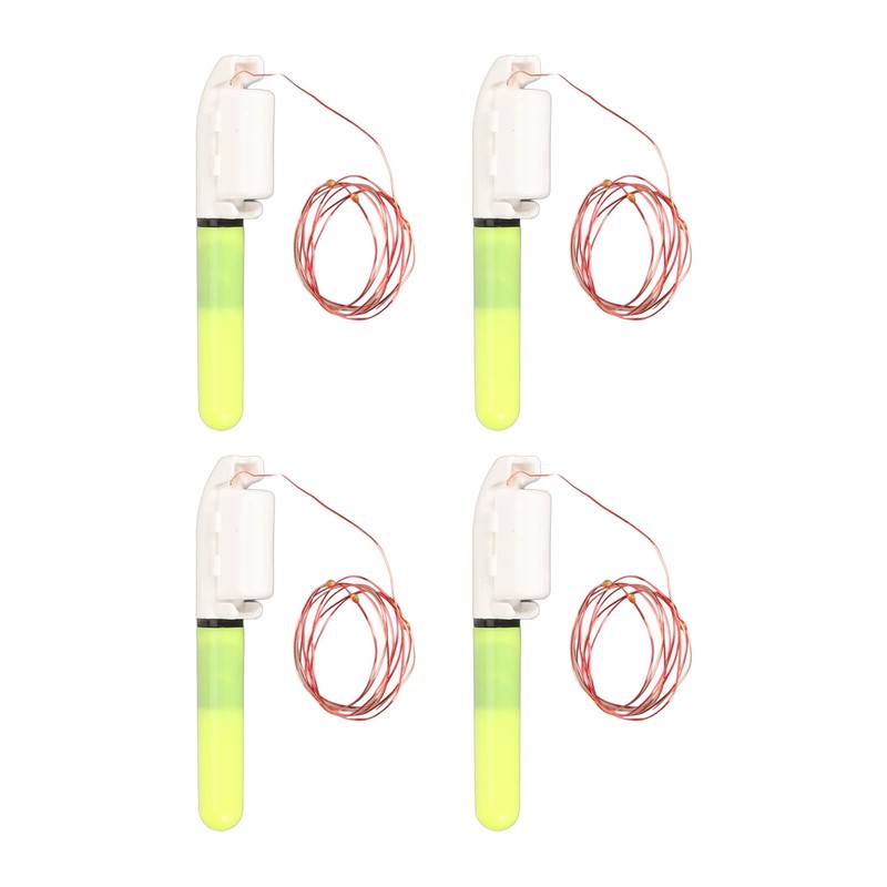 4 Pcs Fishing Glow Sticks Rod Tip LED Glow Sticks