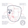 Pura Hypoallergenic Diaper Pants Size 5 (27-38 lbs) Overnight, up