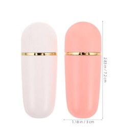 Minkissy 2pcs Volcanic Stone Oil Absorbing Face Roller for Oily Skin Deep Cleansing and Pore Minimizing