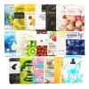 Mix 100 Mascarillas De Tela Hidratantes Faciales Variedad Mixta