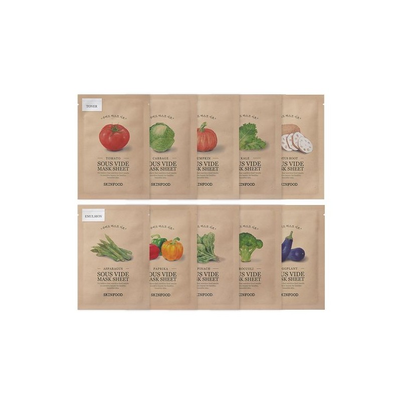 skin food [10+10 sheets] Choose 2 of 10 sous vide