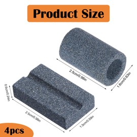 Mabor MS03 & MS01 Darts V-Sharp & Round Sharpening Sand Stones, Dart Sharpener for Steel Tip, Dart Point Sharpener, Easy Polishing and Deburring, Darts Sharpening Accessories