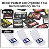 Clear Plastic SD Card Holder – Storage Case for SD,