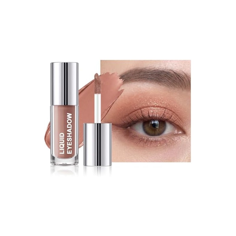 Erinde Sombra de Ojos Líquida Mate, Tono Matte Nude Neutro,