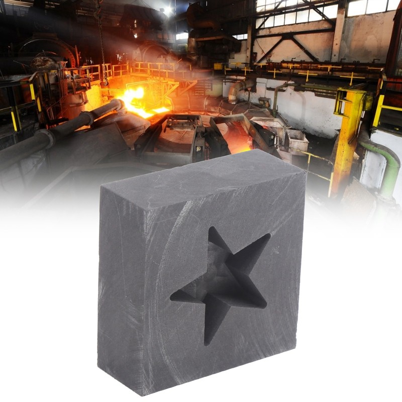 Graphite Casting Ingot Mould Mold Crucible Melting FivePointed Star Mould