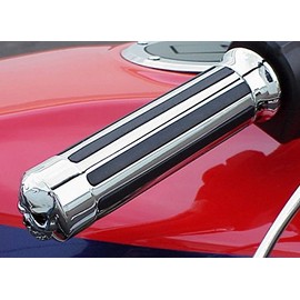 i5 Chrome Skull Hand Grips for Harley Davidson Sportster Softail Dyna Road King Electra Tour Street Hydra Super Wide Glide V-Rod VRSC FXD FLD FLS FXS FX FL XL 883 1200