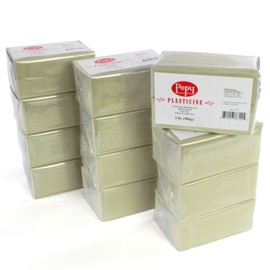 Pepy Reusable and Non-Drying Oil-Based Modeling Clay, Cream, 24 Pounds, Sulfur-Free & Non-Toxic, Great for Kids, Beginners, and Artists, Perfect for Arts and Crafts Projects