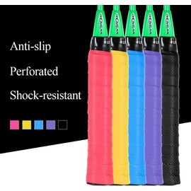 Tomshin Sobregrips para Raqueta de Tenis, 60 uds., Cinta Antideslizante para el Sudor, envolturas para Raqueta de bádminton, Agarre para caña de Pescar, Banda para el Sudor